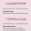 10Pcs Synthetic Makeup Brushes Professional Foundation Powder Concealers Eye Shadows Soft Handle for  Face