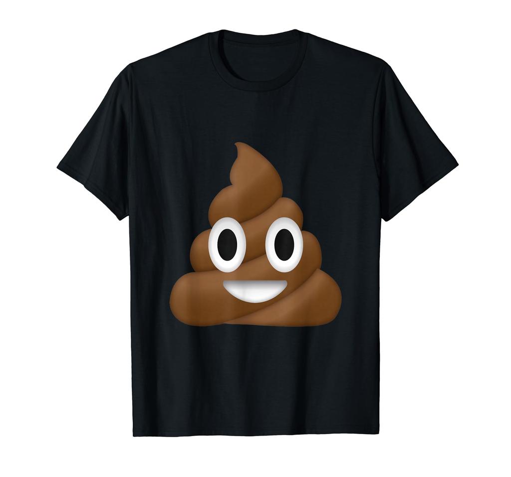 Kackhaufen Lächelnder Glücklicher Kackhaufen Kackhaufen Wirbel Niedliches Lustiges T-Shirt