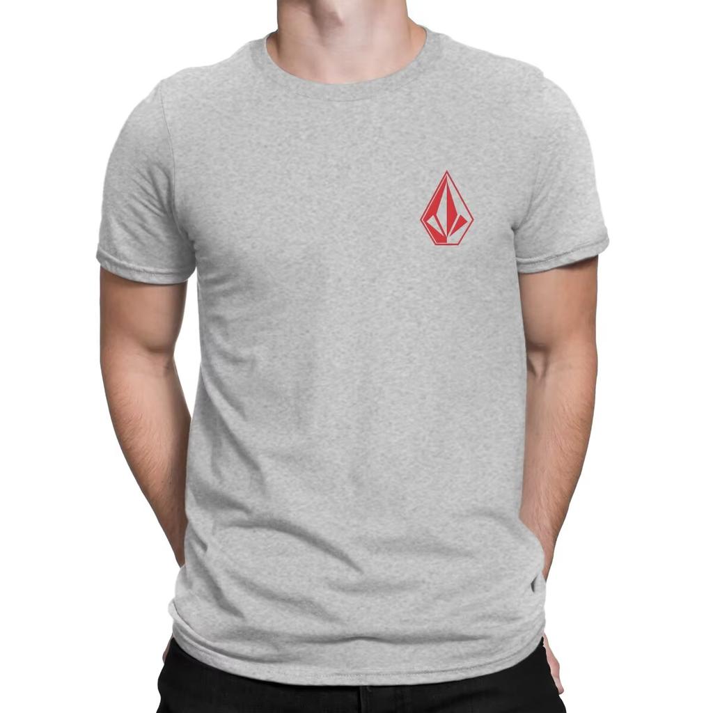 Hot Selling Volcom Obsidian Summer T-Shirt for Men in 2025, Comfortable and Fashionable Short Sleeved High-Quality pro choice