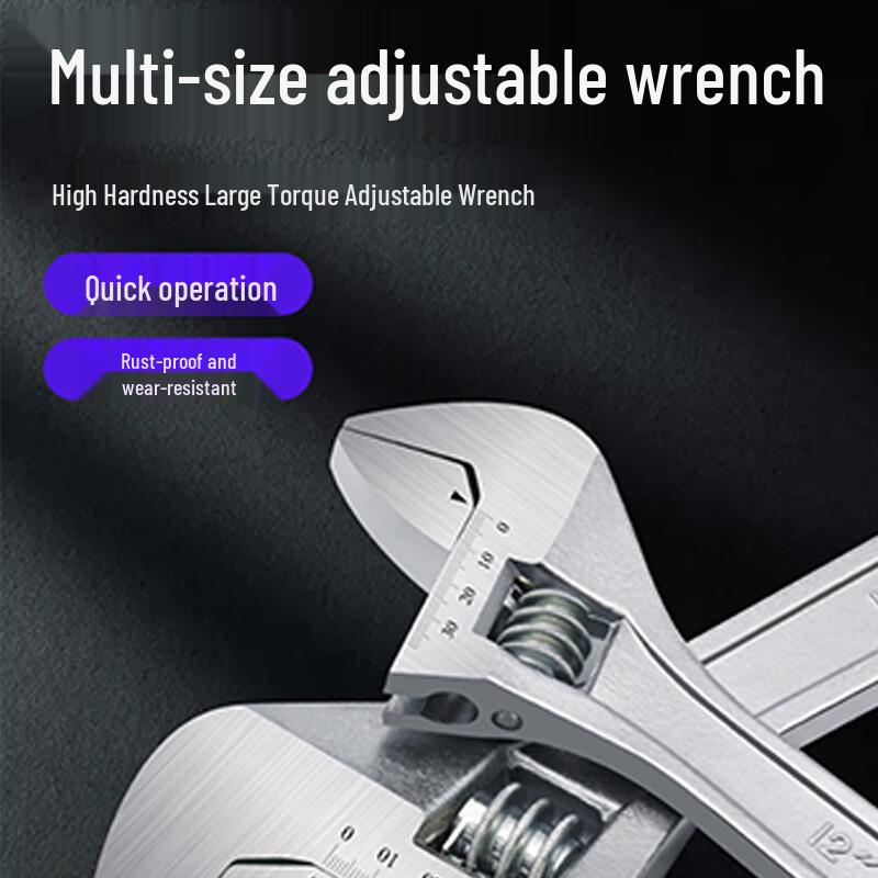 Detang Industrial Adjustable Wrench