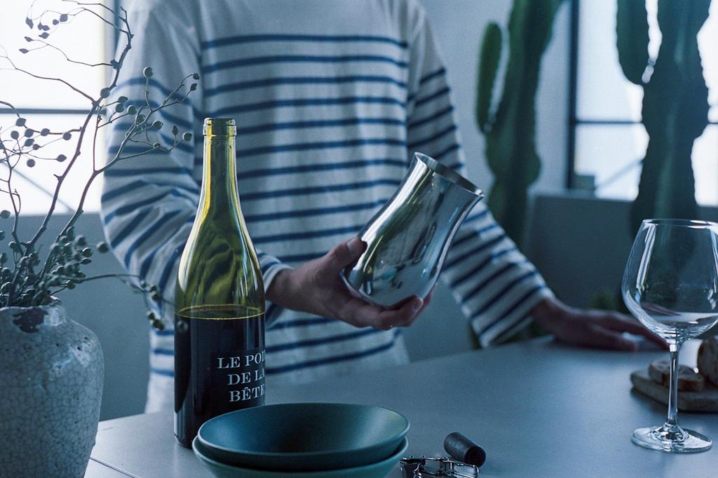 BIRDY. TABLE DC700 Stainless Steel Decanter