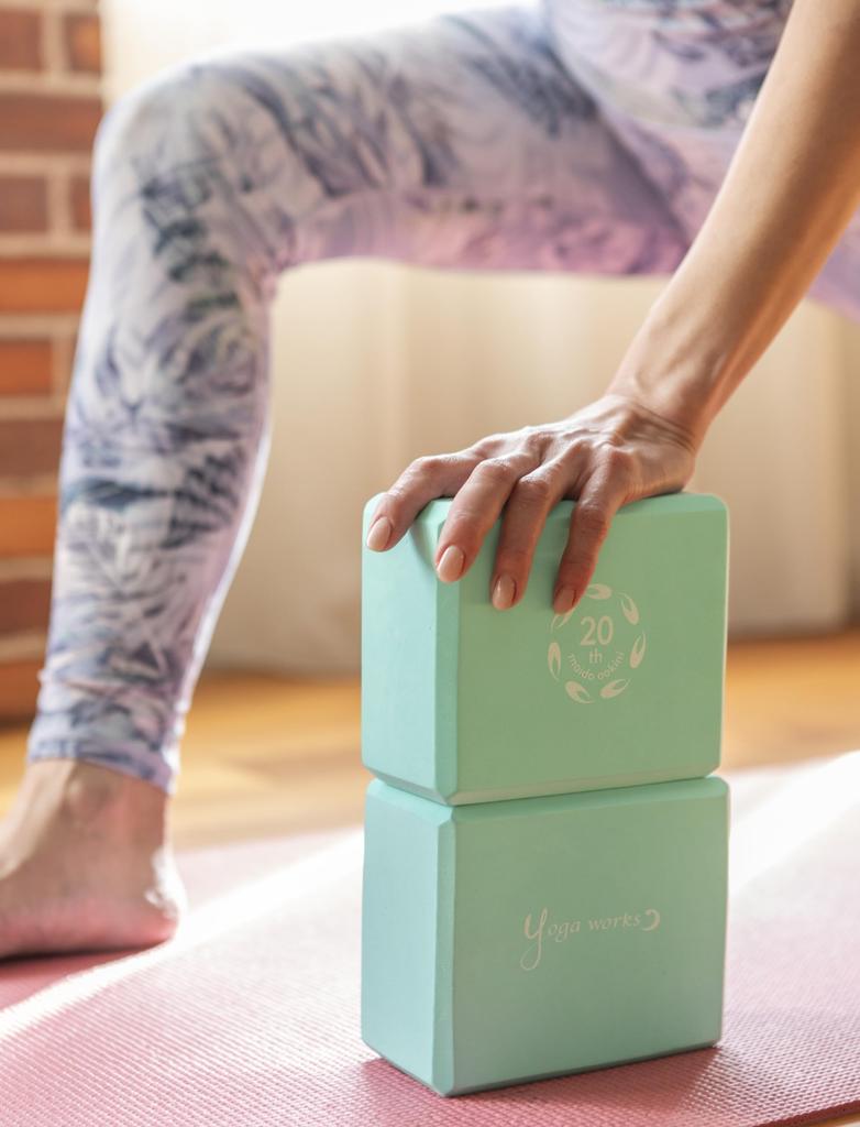 Yoga Works Yoga Block Mini Mint (1 piece)