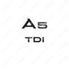Glossy Black 3D Letters Emblem For A5 Series 2.0T TDI TFSI 35TFSI 40TFSI 45TFSI 2.0TDI 3.0TDI NGHXDR0 Car Trunk Logo Sticker Accessories