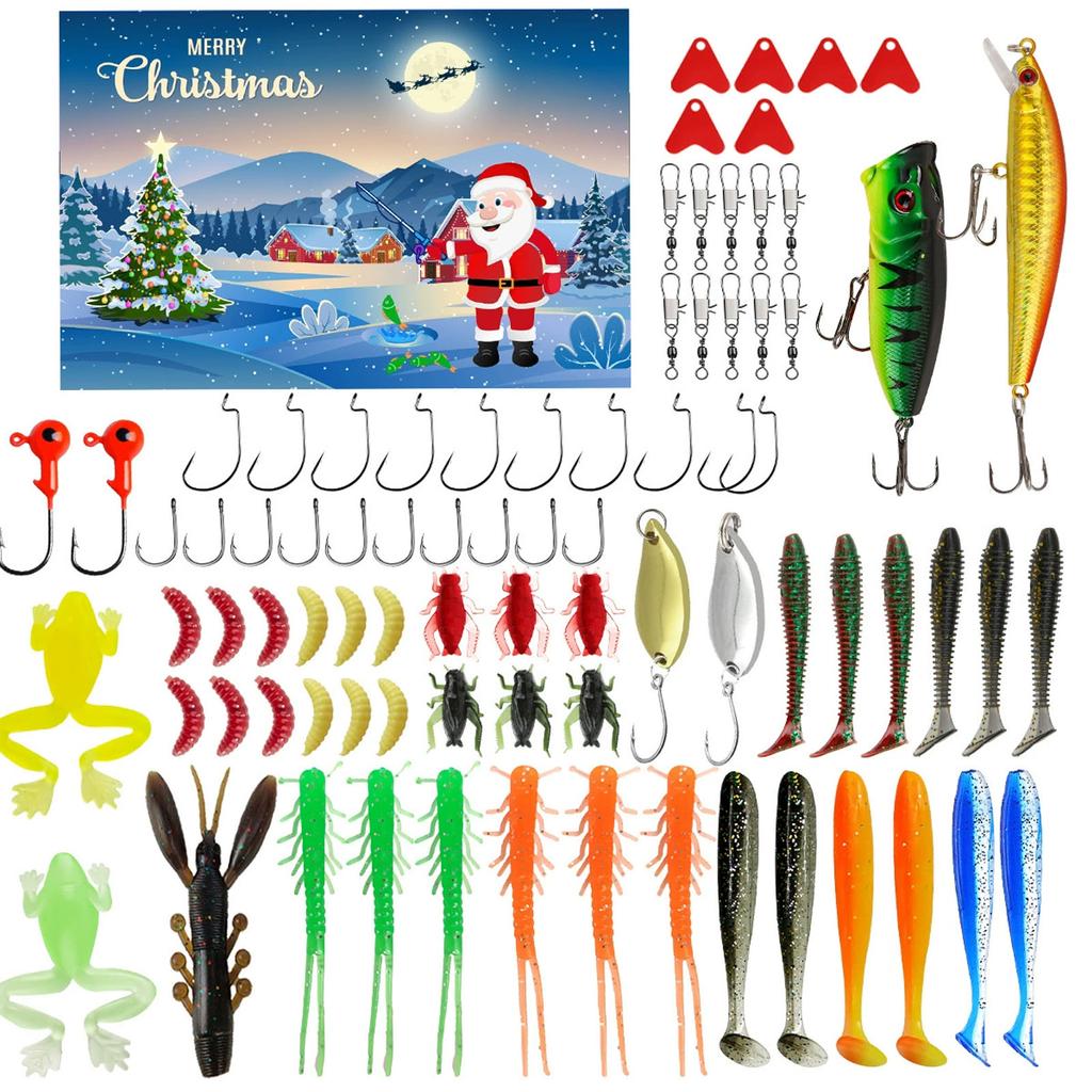 Complete Fishing Kit for Largemouth, Smallmouth and Trout - All-in-One Tackle Set