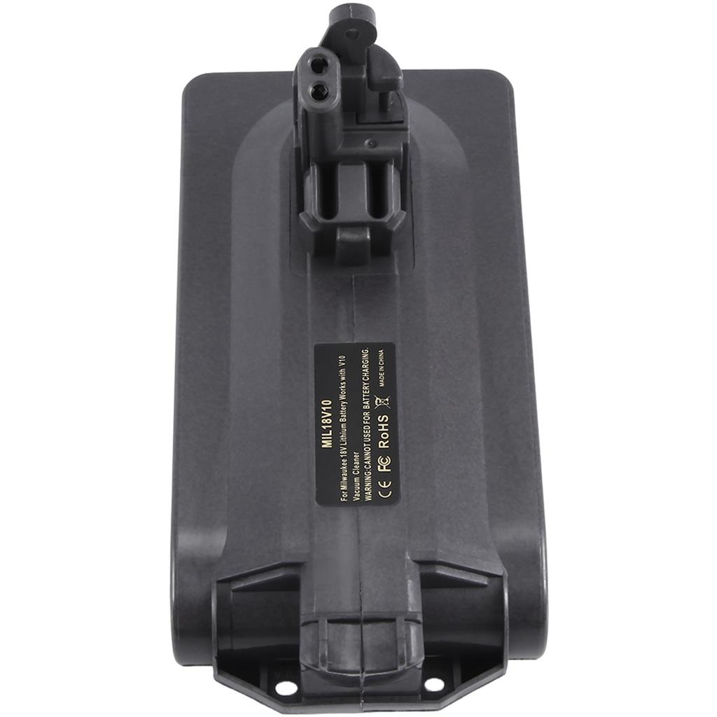 Battery Adapter for Milwaukee 18V Li-Ion Battery Convert to for Dyson V10 Vacuum Cleaner MIL18V10