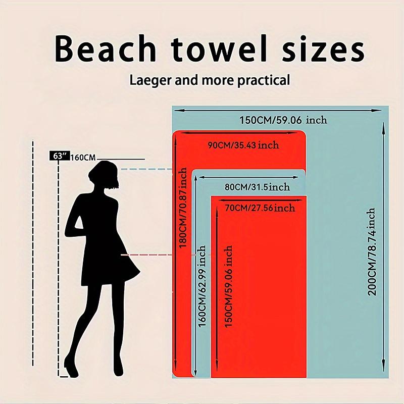 1pc Cute Cars Pattern Beach Towel, High Absorbent, Quick Dry, Soft Lightweight, Great for Yoga, Picnics, Microfiber Bath Towel