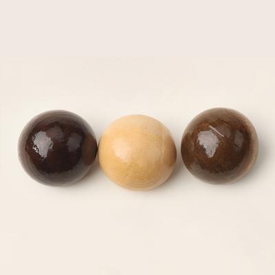 10Pcs Mushroom Moisturizing Round Decoration, Mushroom Wood High-Footed Buttons, Children'S Shirt Buttons, Wooden Buttons, Cheongsam Style Buttons