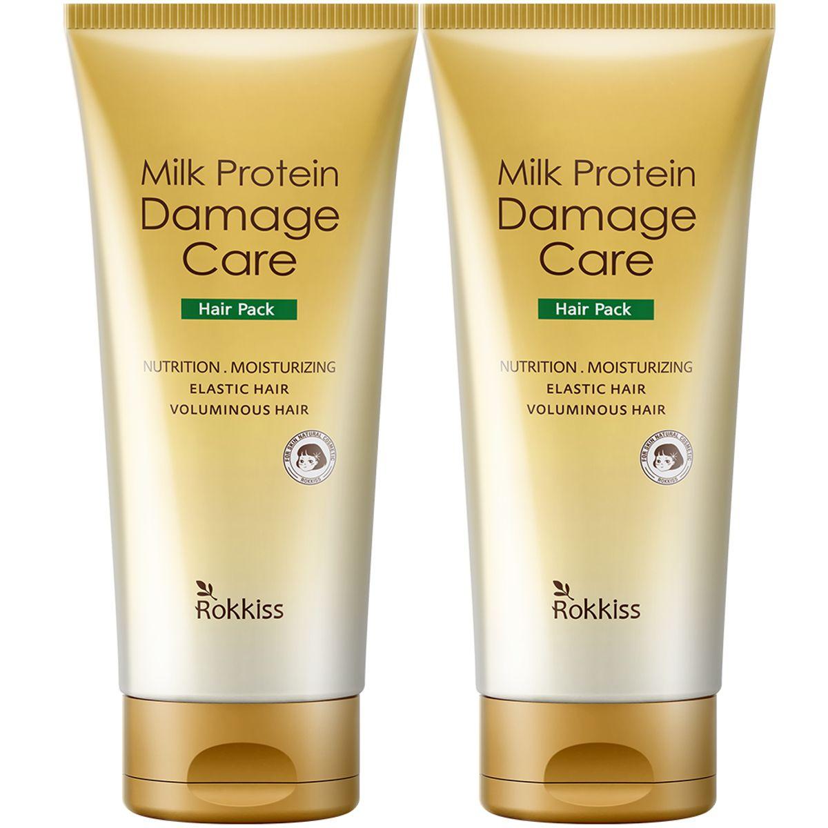 Milk Protein Damage Care Hair Pack 250ml, 2 packs