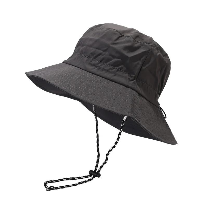 1pc Quick Drying Outdoor Climbing Hat Sun Protection Waterproof Bucket Hat Summer Camping Hiking Cap Foldable Anti-UV Sun Hat