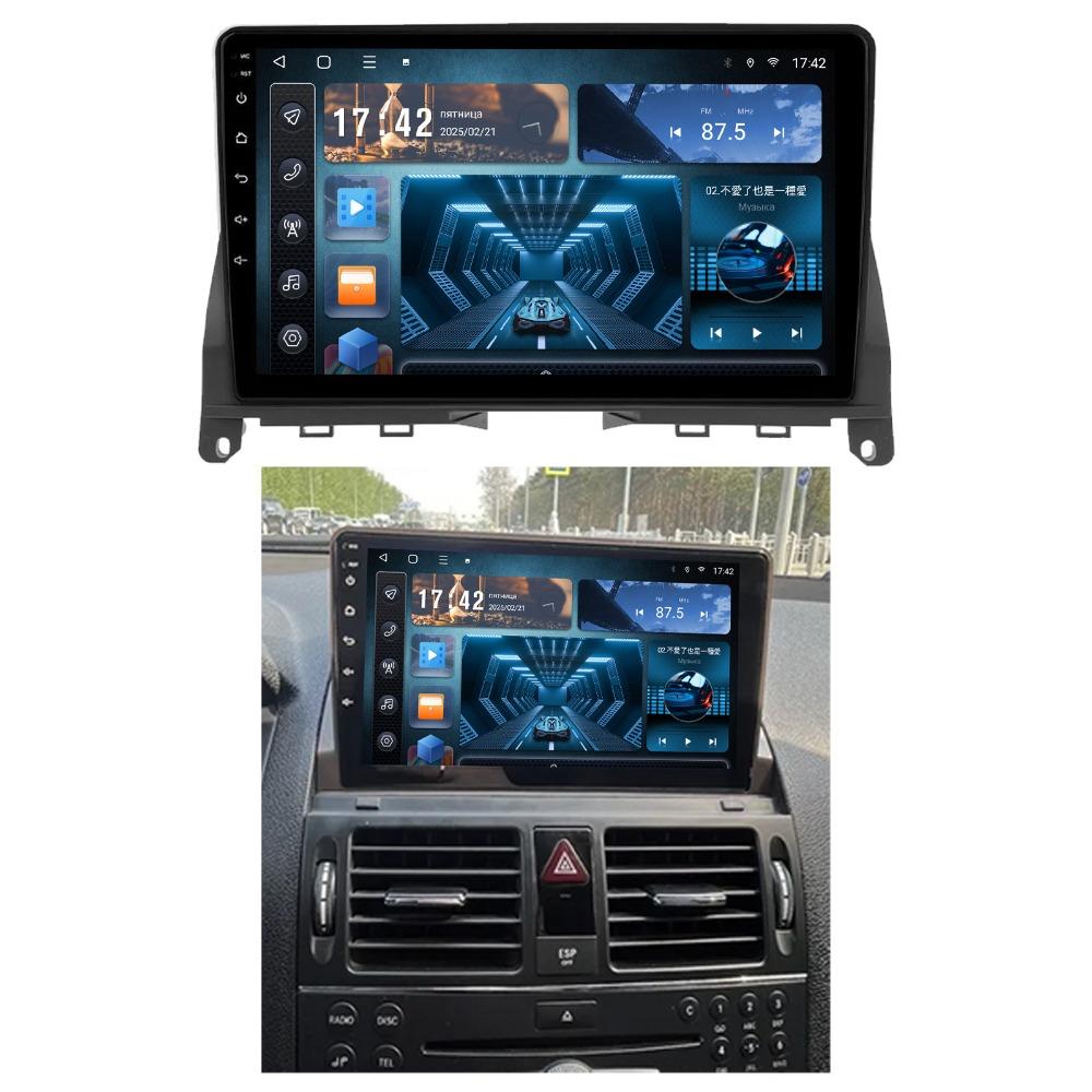 Android OS IPS Car Radio For Mercedes Benz C Class W204 S204 2006 - 2011 Carplay Auto Multimedia Player GPS Stereo Navigation