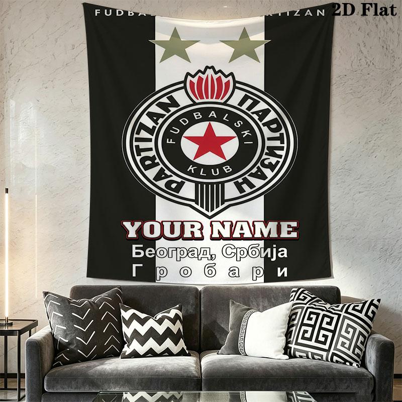 Fk Partizan Wall Hanging Printed Fabric Blanket Decorative Tapestries for Bedroom Living Room Home Decor
