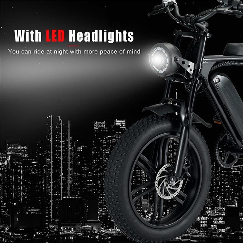 AASS-For Ouxi V8 Spare Parts Front Light Head Light For Ouxi V8 Fat Ebike