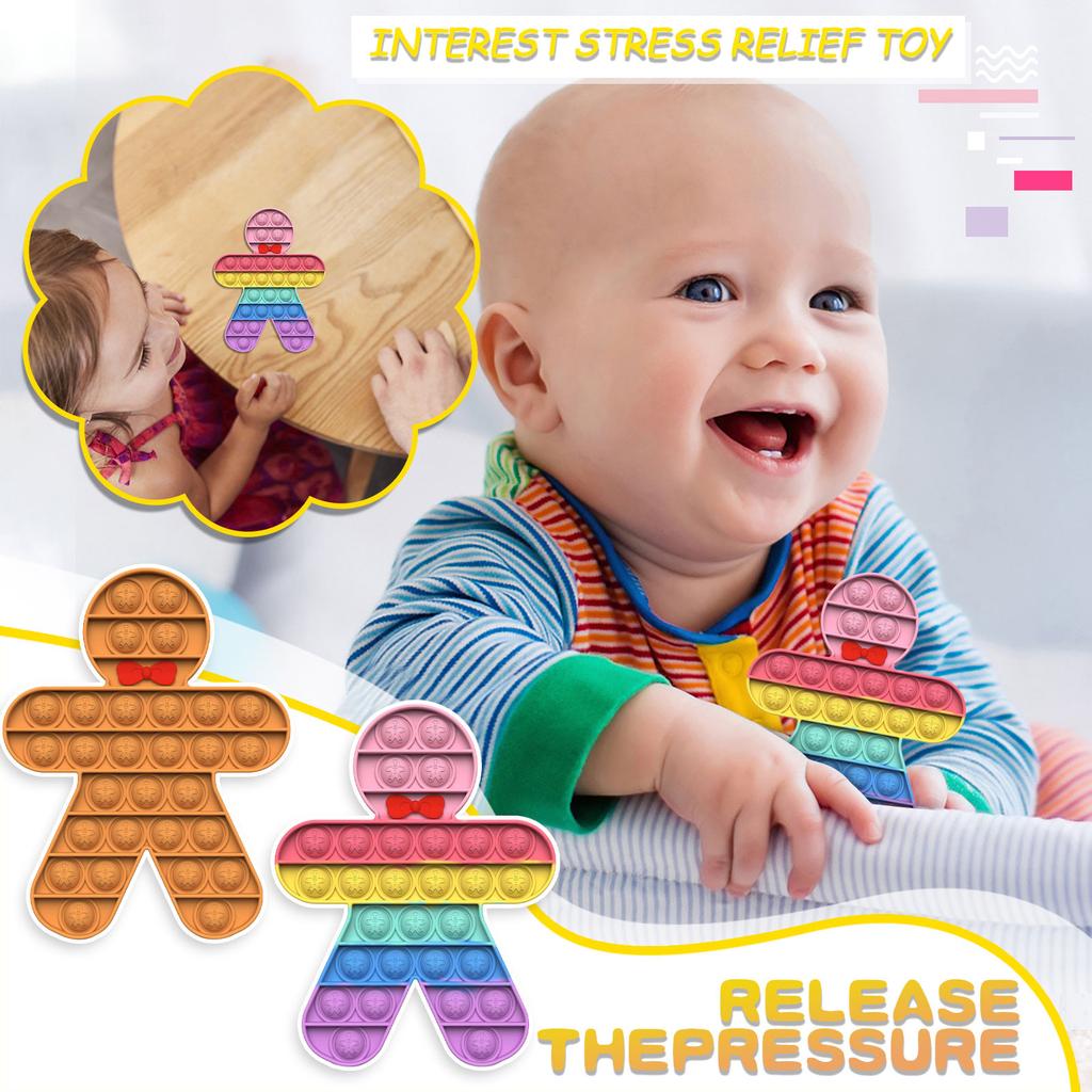 PUsh Bubble Sensory Toys-Stress Relief Silicone Pressure Relieving Toys