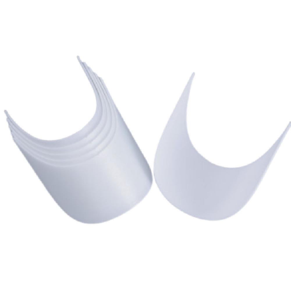 20Pcs Removable Baseball Cap Brim Peaked Plastic Cap Brim Replacement  Peaked Caps