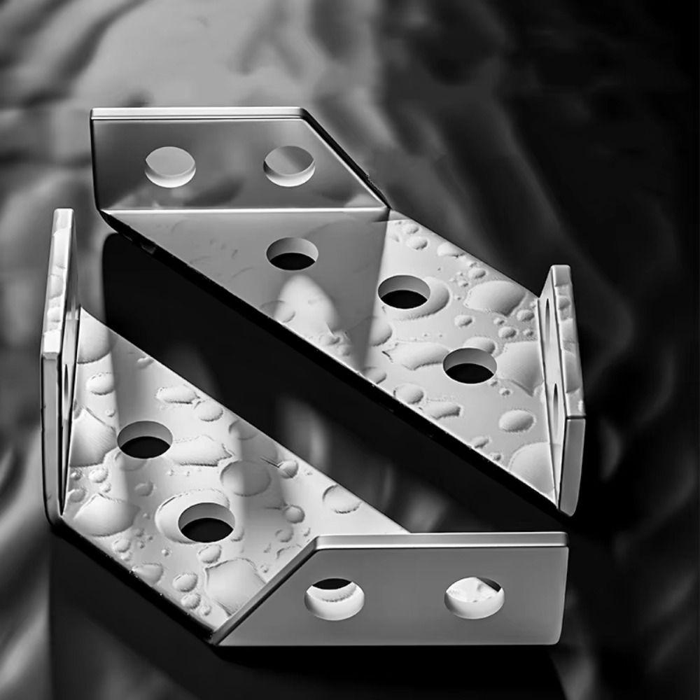 Stainless Steel Corner Bracket Heavy Duty Corner Brace Metal Angle Brace Wooden Frame Furniture