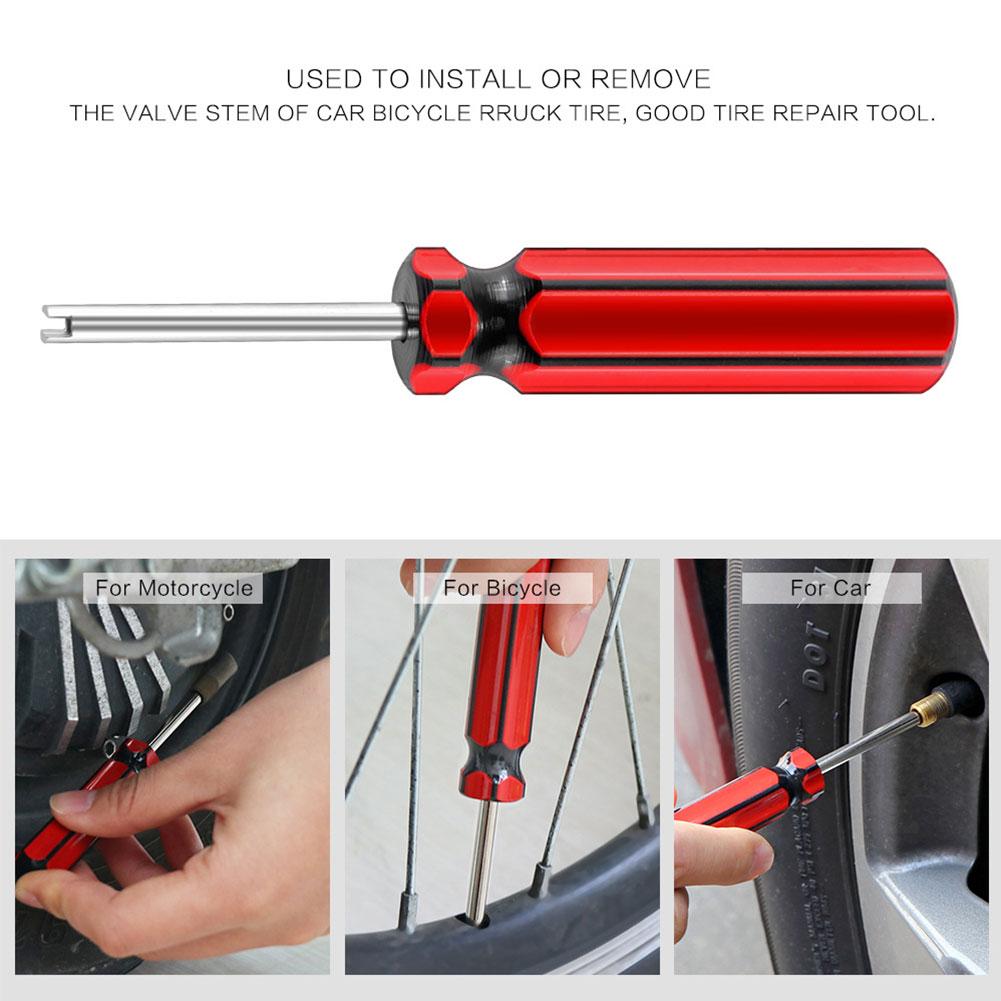 Car Tire Valve Core Removal Tools For Car Bike Motorcycle Wheel Valve Core Wrench Screw Driver Car Bicycle Repair Install Tool