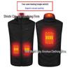 Men's Dual Control USB Heated Vest - 11 Zone, 3 Temperature Settings for Winter