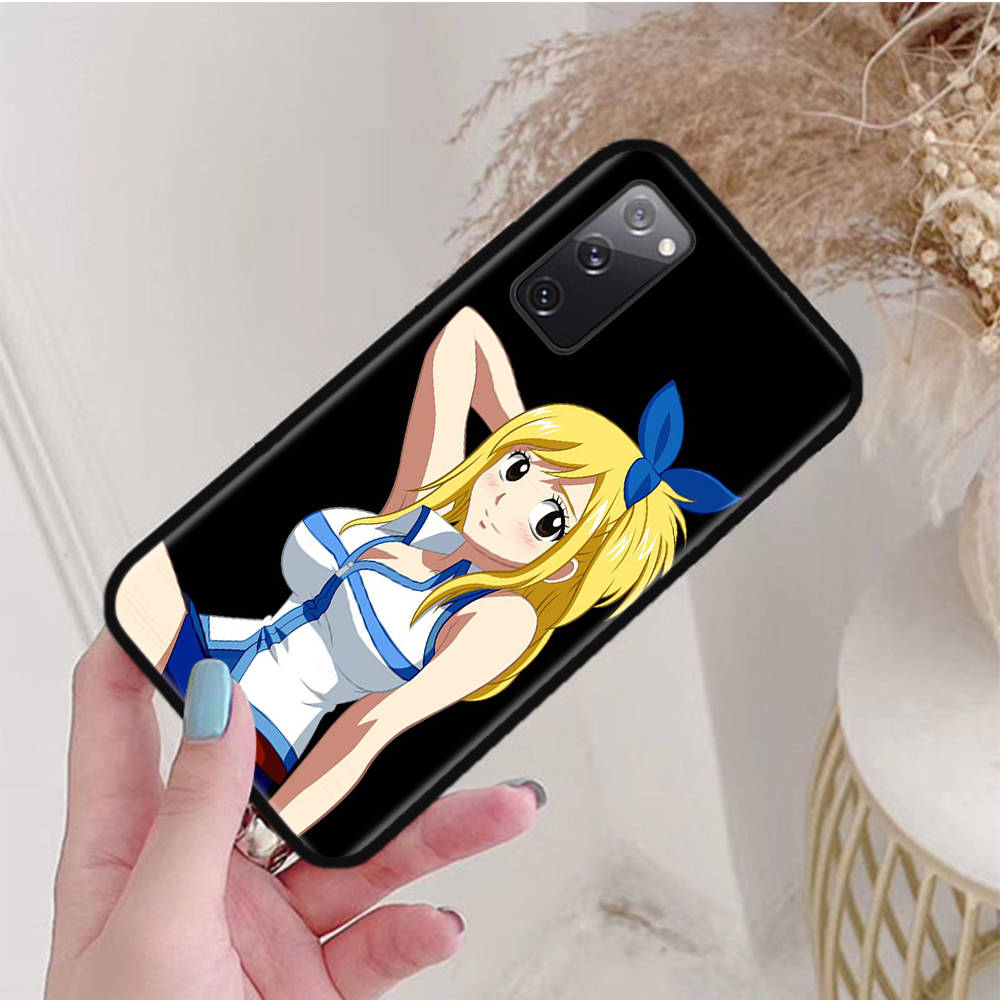Black Case for OPPO Reno 8 6 5 4 Pro Plus Find X3 A17 A3 A31 A38 A40 A53 A54 A55 A74 A76 A78 A77 A80 A94 A95 A96 Lite W-64 Fairy Tail