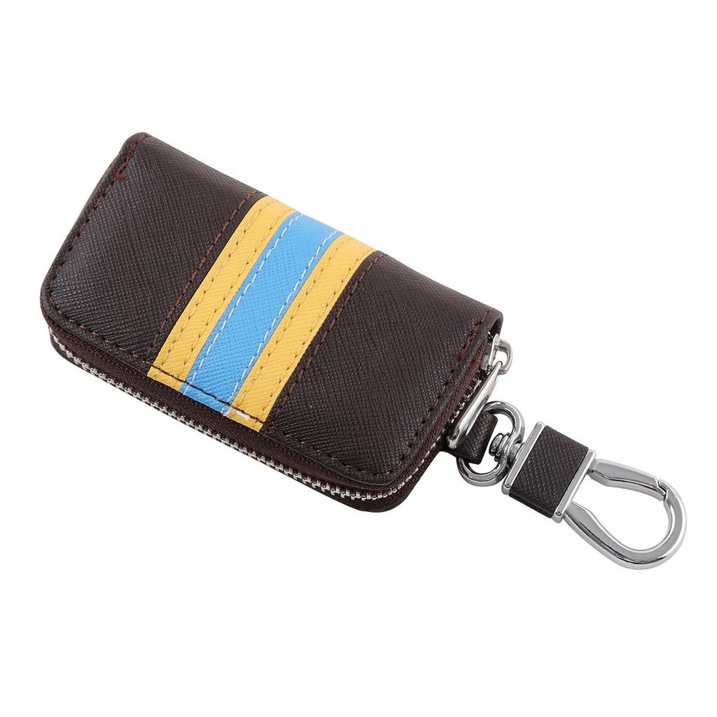 Negs-S Smart Key Case, Toyota, Honda, Daihatsu Suzuki, Nissan, Subaru, 3-Line (Brown)