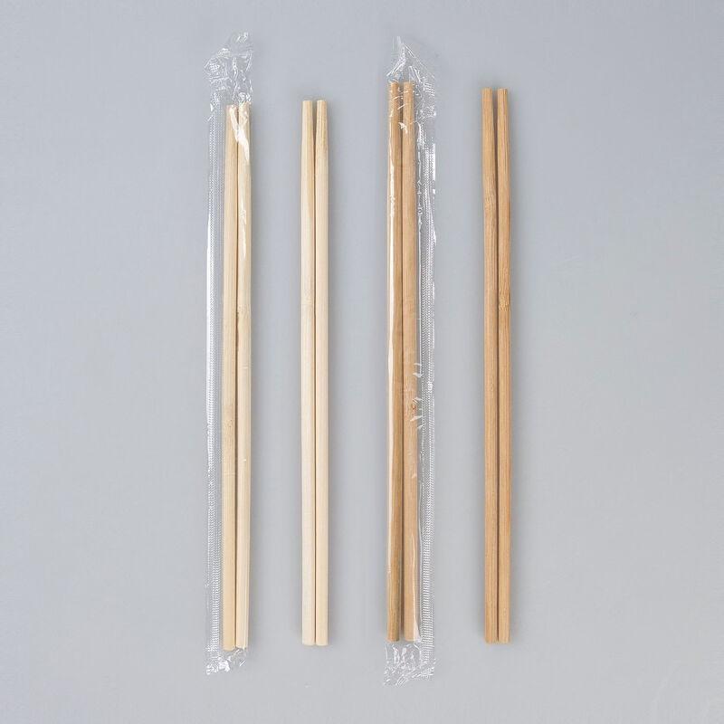 Aishangla Individually Wrapped Carbonized Bamboo Chopsticks 100 Count