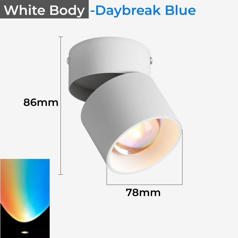 Rainbow Sunset LED Ceiling Downlight Foldable Projector Suface Mounted/Recessed Mood Atmosphere Bedroom Home Decor Spot Lighting