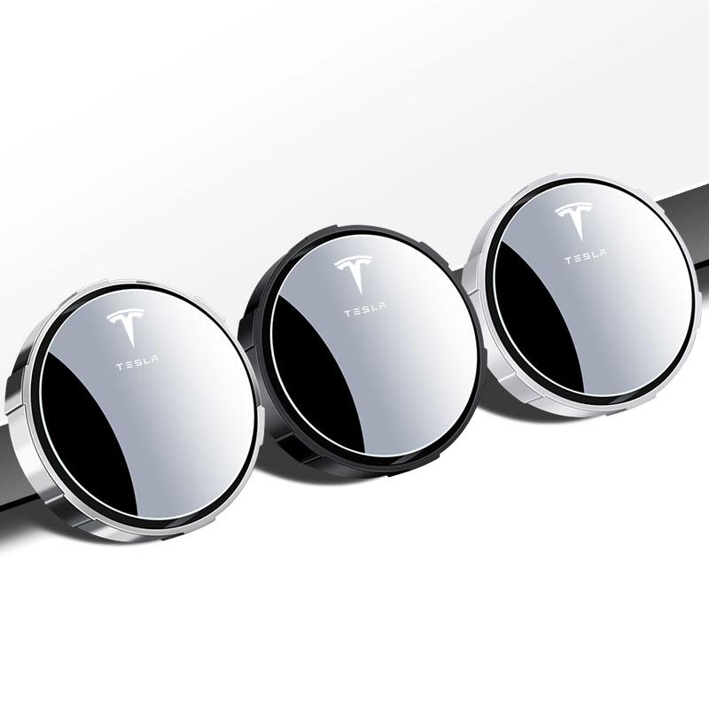 2Pcs Adjustable 360 Degree Car Blind Spot Rear View Mirror Angle For Tesla Model 3 Model X S 2016-2023 Model Y Decals TM3 TMX