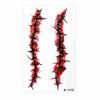 Waterproof Halloween Face Tattoo Simulated Scar Body Art Decal  Halloween Day Party