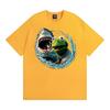 Smoking Kermit The Frog Meme Shark Attack Parody TShirt Mens Women Fashion Cool Tshirts Hot Sale Casual Short Sleeves T Shirt