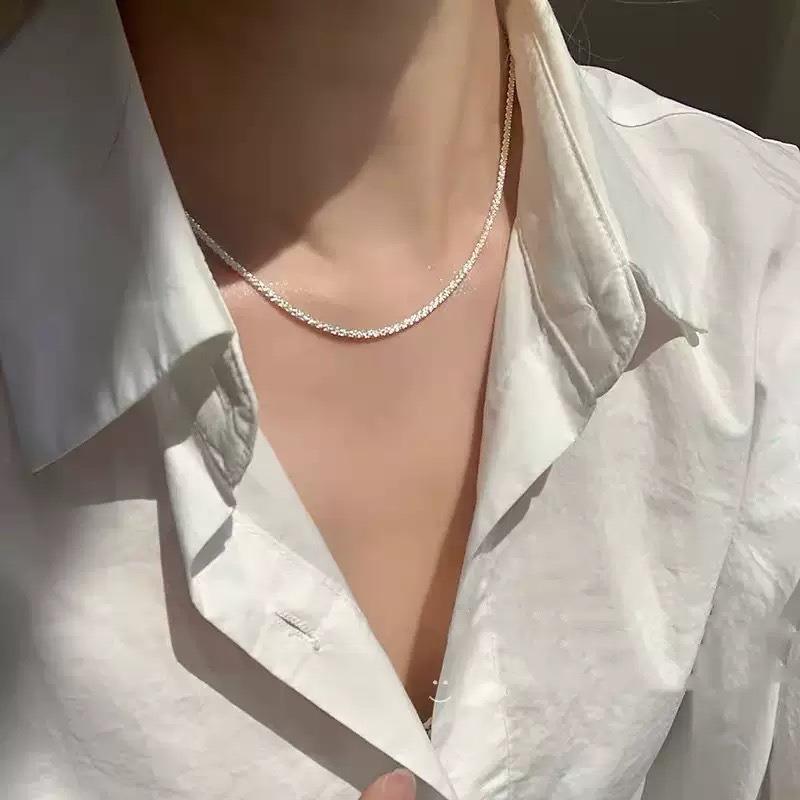Titanium Steel Non-fading Small Waist Necklace Women's Summer Niche Design Accessories Collarbone Chain Pendant