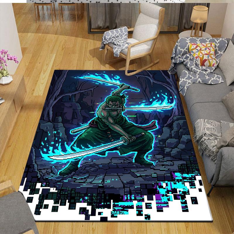 Zoro Home Sofa Decoration for Living Room & Bedroom, Non‑Slip Play Flannel Floor Mat for Game Room