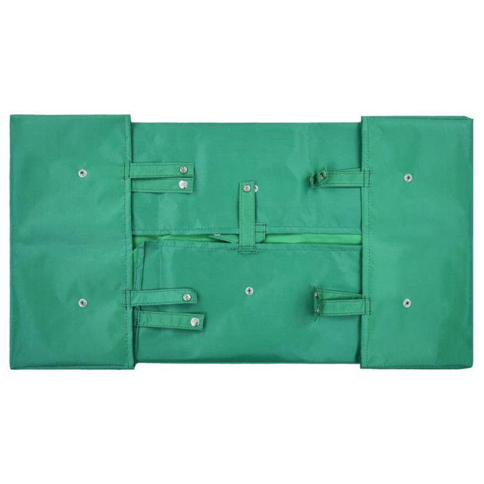 Bâche de chariot de jardin Vert Tissu