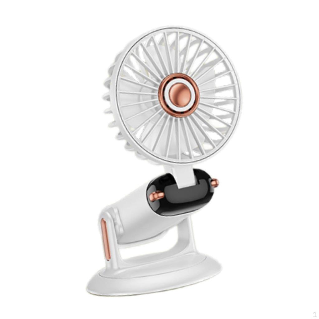 Carpenter Handheld Fan Air Circulator Digital Display Portable Silent for Outdoor