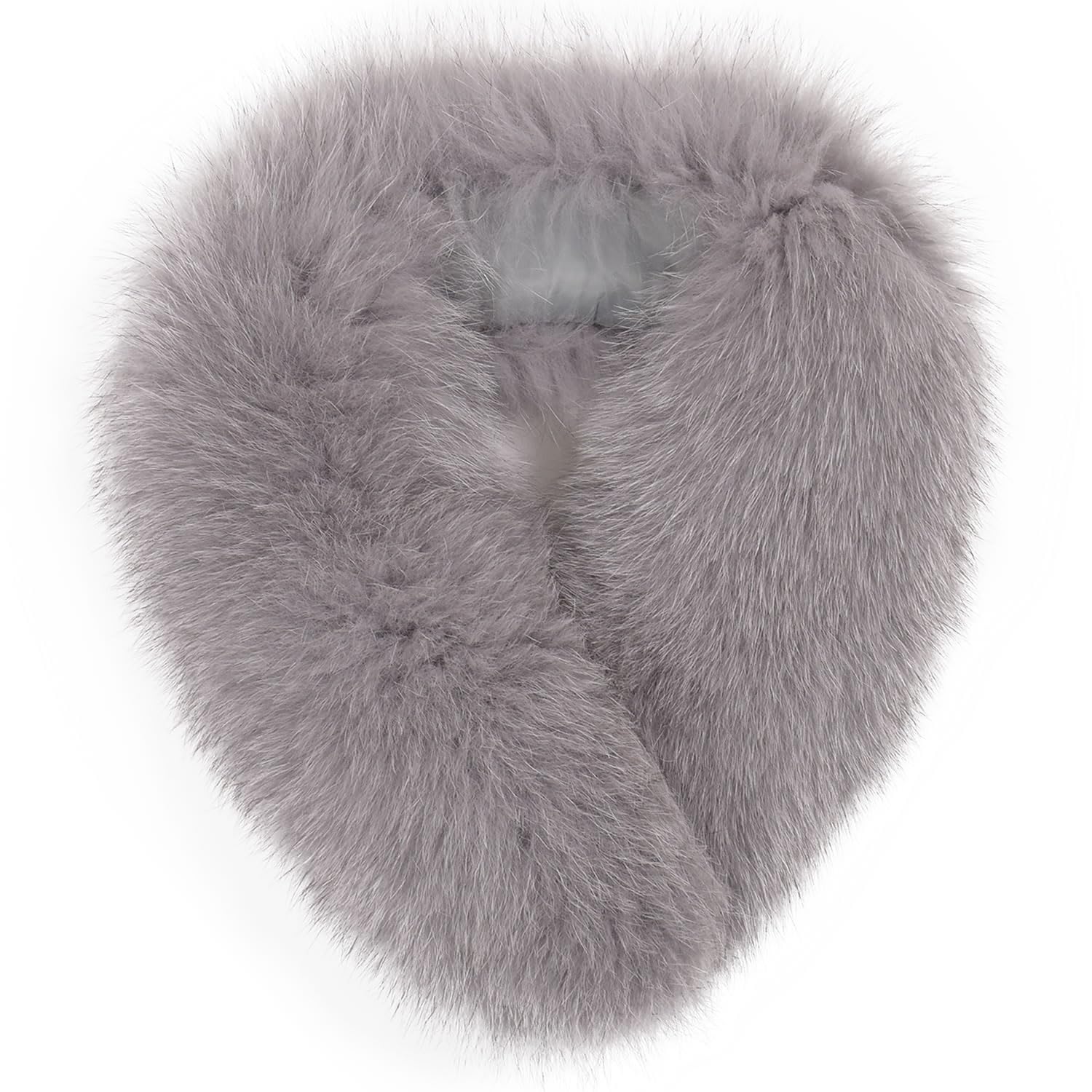 

Шарф из меха лисы SAGA с зажимом Серый [HHayashiguchi] [Hayashiguchi] (FF4010) [Введите] серый