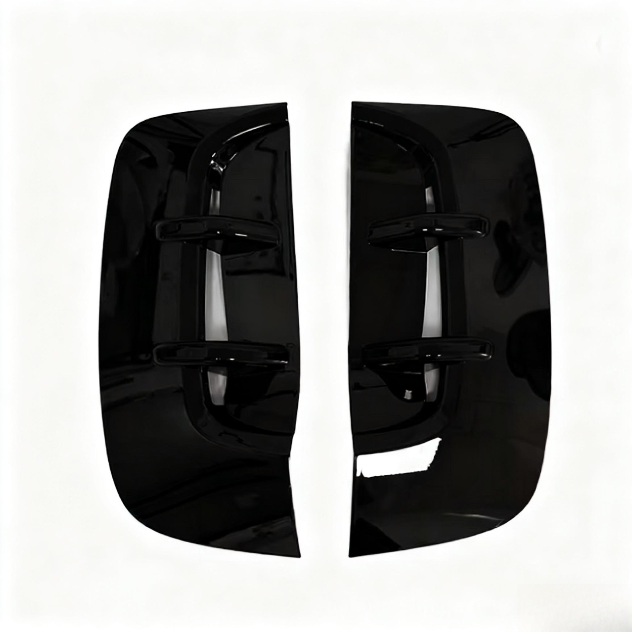 

For Kia Stinger 2018- Exterior Side Fender Vent Cover Trim, Heat Dissipation Outlet Decoration, Body Styling Accessories A Glossy Black