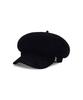 Bajal Va Studded Wool Combo Newsboy Cap Black