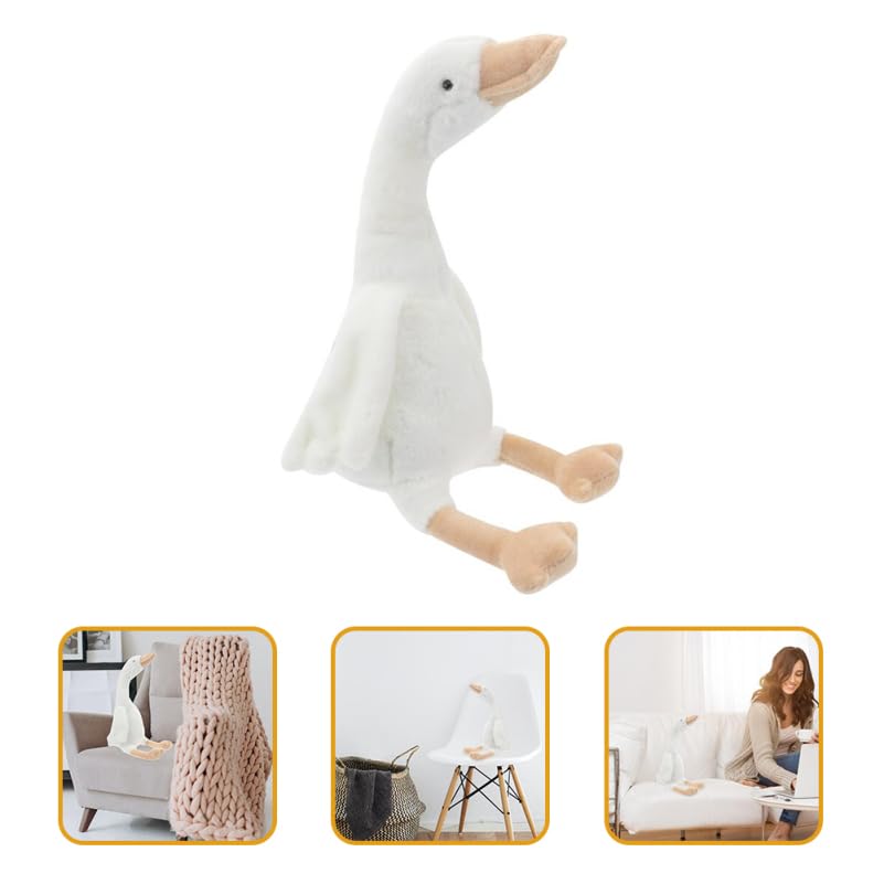 Alasum Goose Plush Toy, Duck, Cute Duck, Soft and Fluffy, 35cm, Kids Toy, Cushion, Desktop