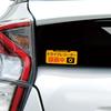 Tsuchiya Yac Reflective Dash Cam Security Sticker SF-27