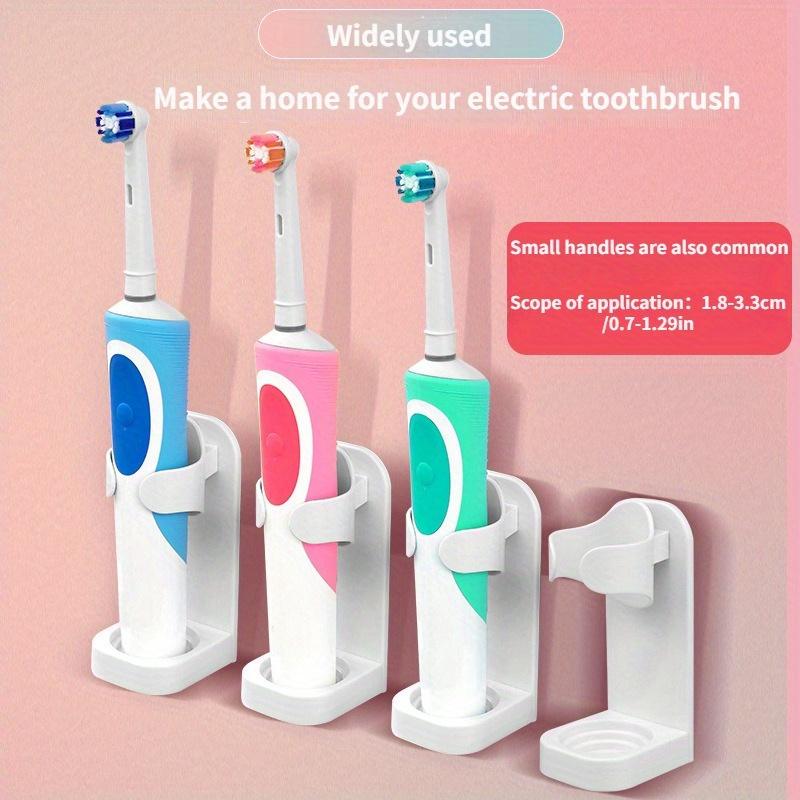 1pc Electric Toothbrush Holder Wall Mounted Toothbrush Storage Rack Toothbrush Stand Base Simple Bracket