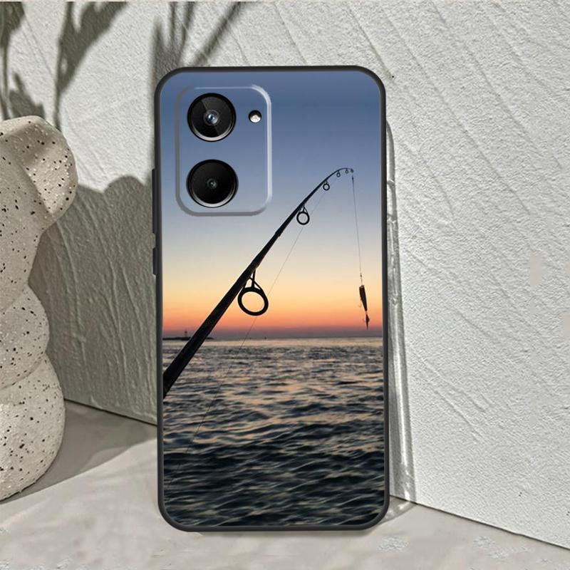 

hunting Fishing Sunset For Realme GT7 Pro GT6 C67 C65 C63 C61 C55 C53 C51 C35 C71 C75 10 11 12 13 14 Pro Plus Case Realme C65 4G