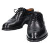 YANKO 104634 Full Glove Wingtip Leather Shoes 7 1/2 blackUsed