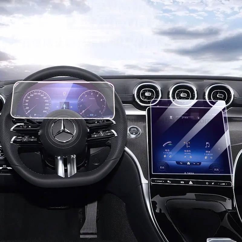 Tempered Glass Screen Protector Film For Mercedes-Benz EQE   Car Interior GPS Trument Panel Membrane LCD  Accessories