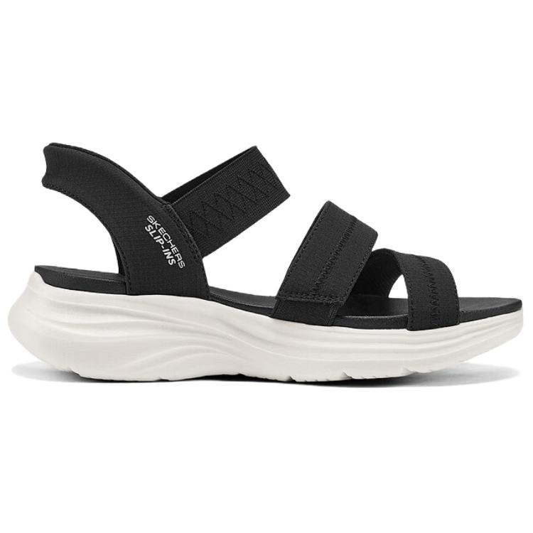 Skechers Women Black Beach Sandals Urban Casual Sport Comfortable Fashion 120006-BLK