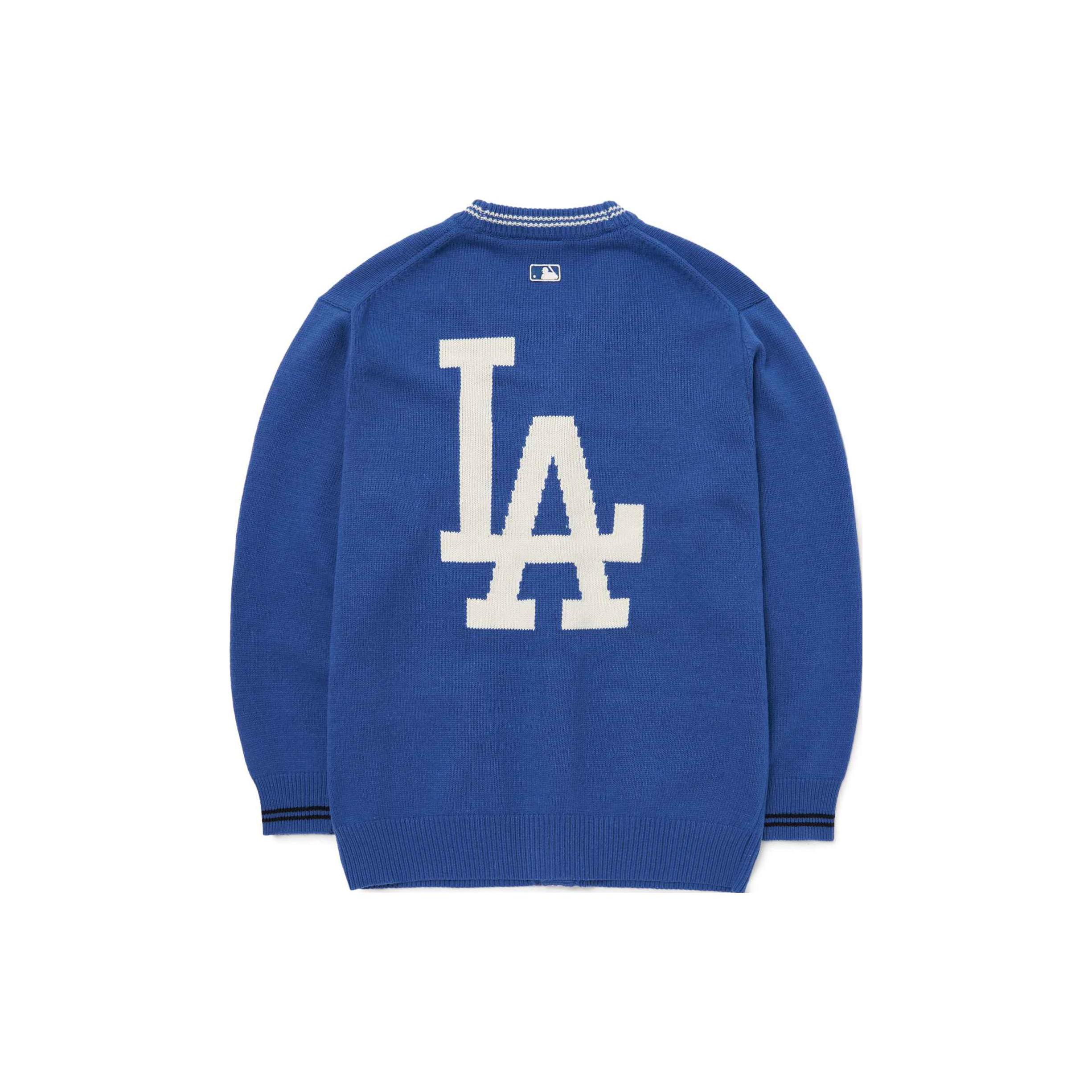 

New MLB DODGERS Sweater Unisex Blue 3AKCB0124-07BLS M