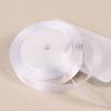 6mm 10mm 15mm 20mm 25mm 40mm 50mm White Single Face Satin Ribbons DIY Handmade Crafts Supplies Wedding Decoration Gift Wrapping