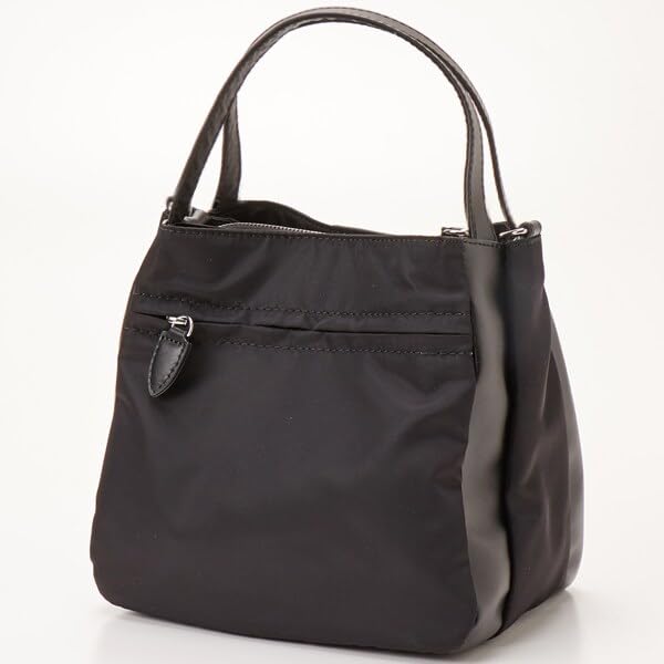 Isaac Square Tote Bag, SS Size, Black (10)