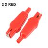 2Pcs Alligator Clip  20A PVC Sheathed Alligator Clamps DIY Test Leads Crocodile Electrical Clips Electrical Tool Parts