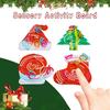 Tree 4pcs Christmas Hat Sock Glove Sensory Activity Board Silica Gel Puzzle Toy