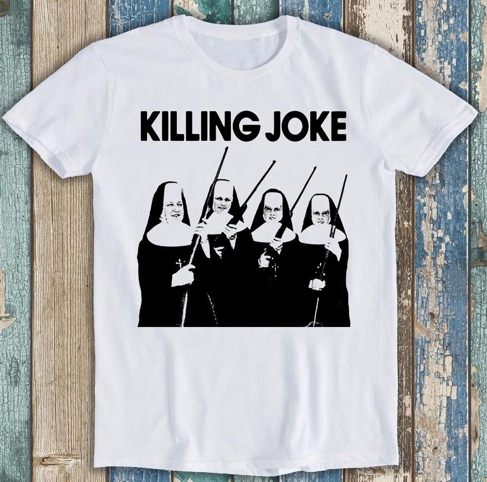 Killing Joke Оружие Монахиня Панк-рок Группа Музыка Смешной Подарок Футболка M1729 S