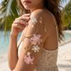 Blumen Armmanschette Hohl Armband Mode Iris Blume Armband Armzubehör