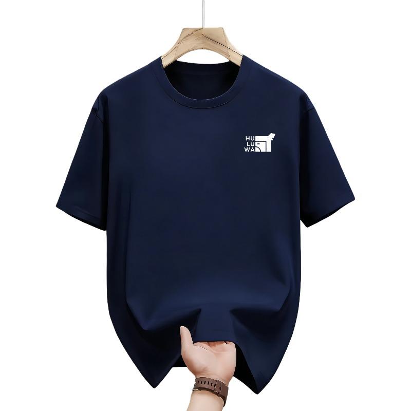 Summer Men Casual Sports Shortsleeved Tshirt Comfortable and Breathable Suitable for Outdoor Jogging and Fitness Fitness Wear